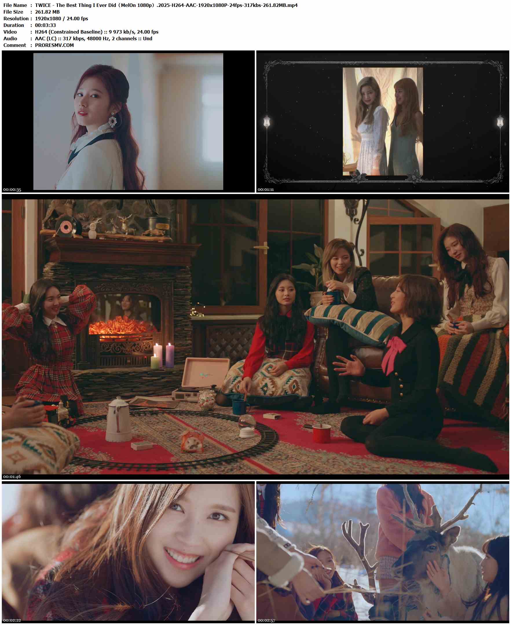 TWICE - The Best Thing I Ever Did（MelOn 1080p）.2025-H264-AAC-1920x1080P-24fps-317kbs-261.82MB官方MV_高清MV